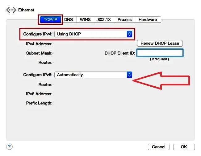 DHCP التلقائي