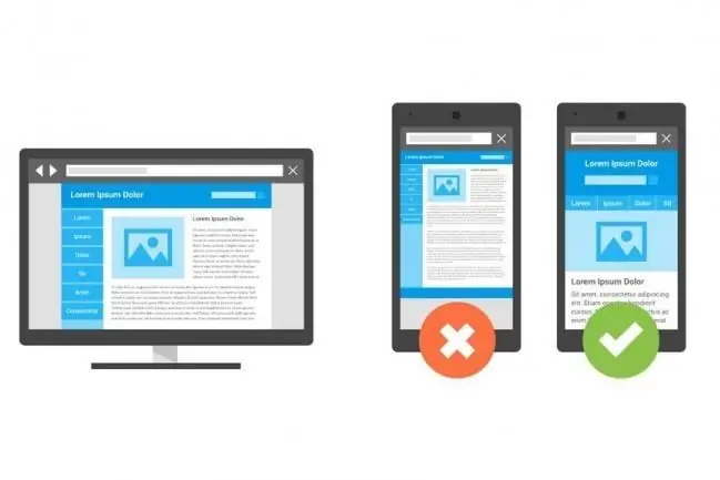 La différence entre un site Web réactif et des applications