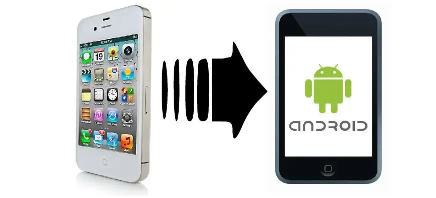 como transferir datos de iphone a android