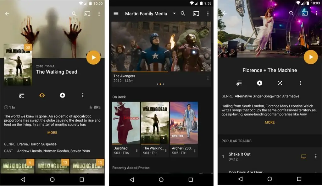 Programmi per lettore multimediale su "Android"