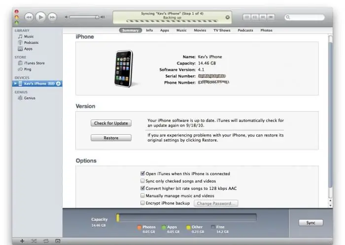 Hoe iPhone herstellen via iTunes?