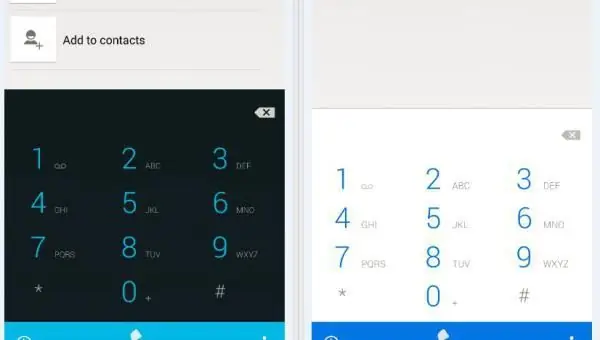 dialer pentru Android