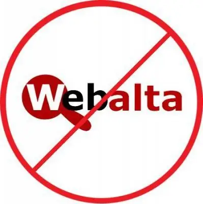 cara menghapus bilah alat web alta