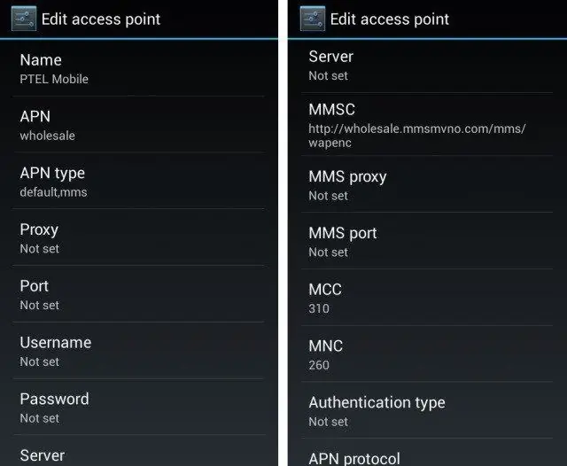 Internet setup yota sa android