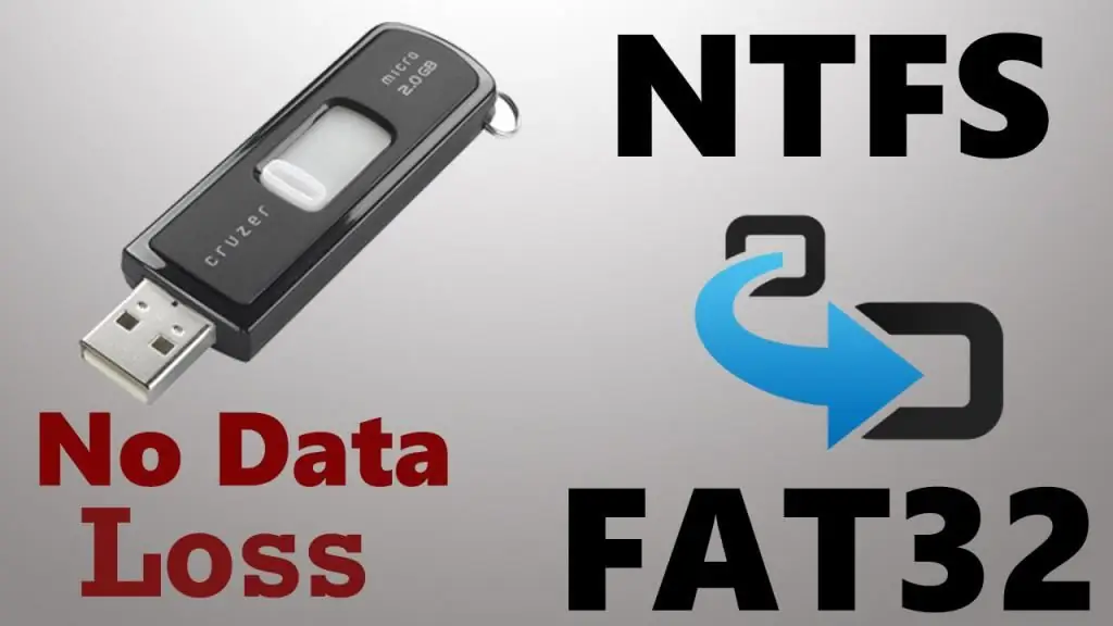 FAT na NTFS USB