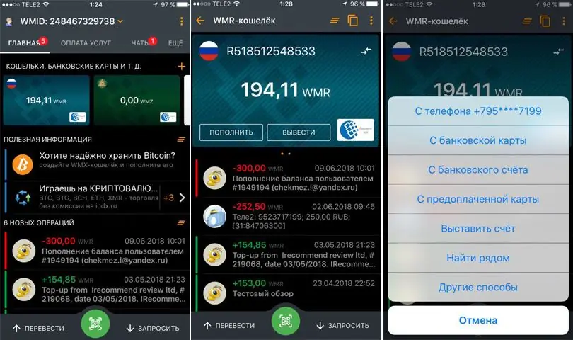 Come ricostituire un portafoglio webmoney tramite telefono