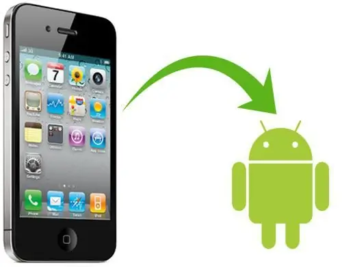 Kişileri iPhone'dan Android'e aktarın