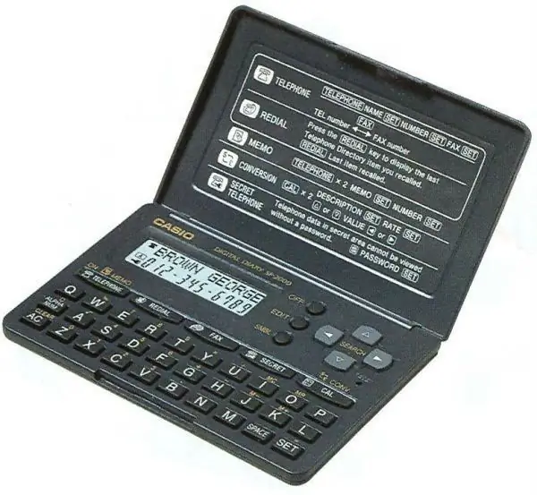 Elektronický notebook Casio