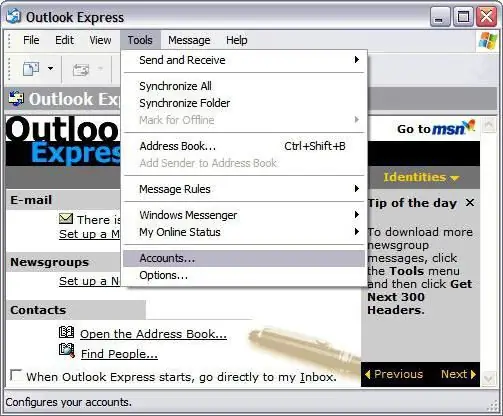 Outlook ekspress pochta ru