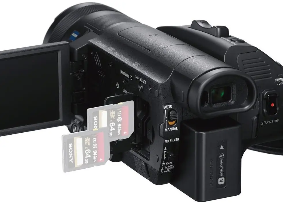 Mga memory card ng camcorder