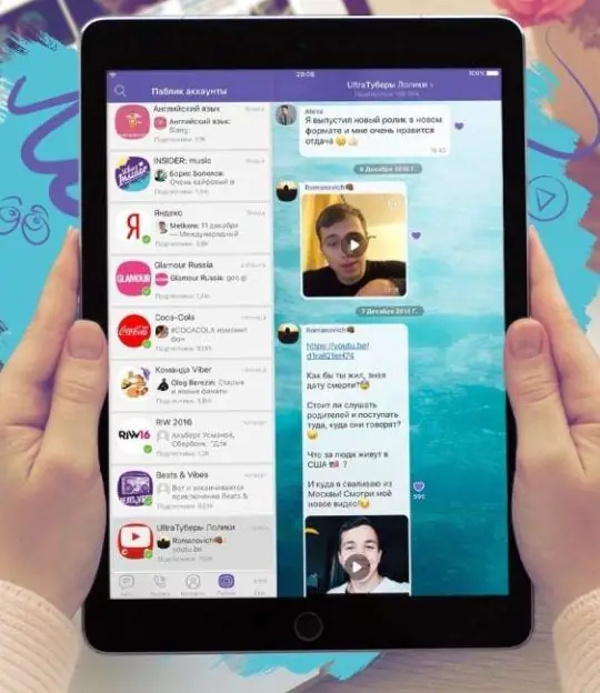 Cara mengirim lagu di viber di iphone