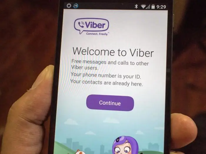 cara setupviber pada telefon