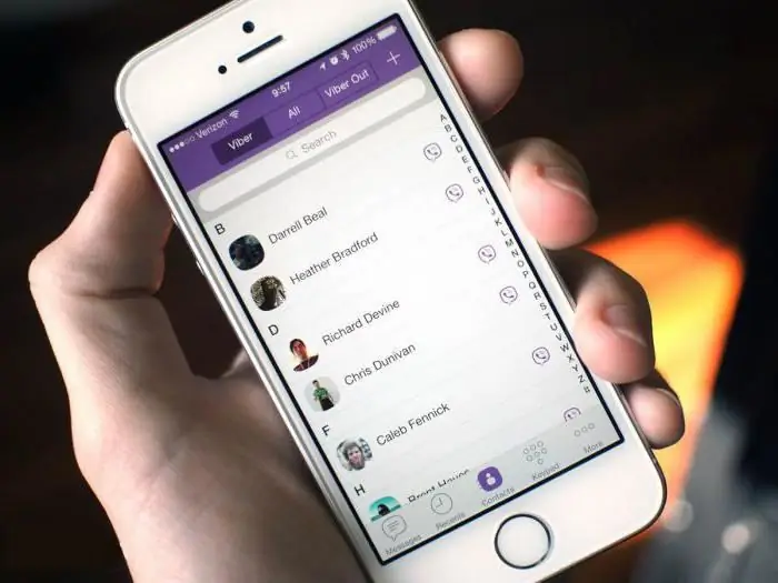 comment configurer viber sur iphone