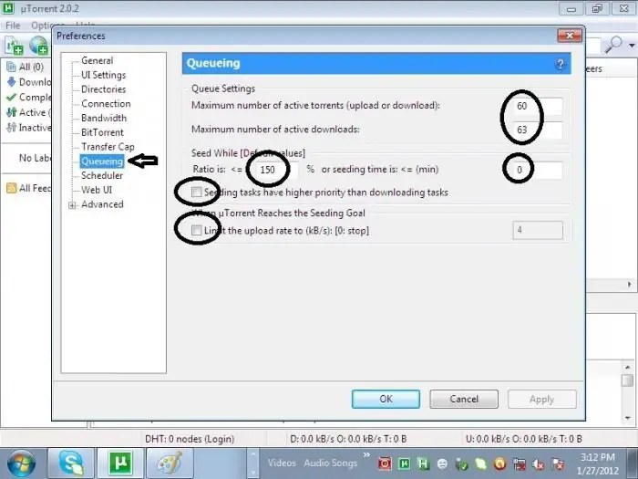 cara mengatur utorrent ke kecepatan maksimum