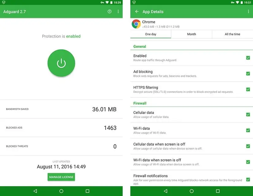 Adguard untuk android