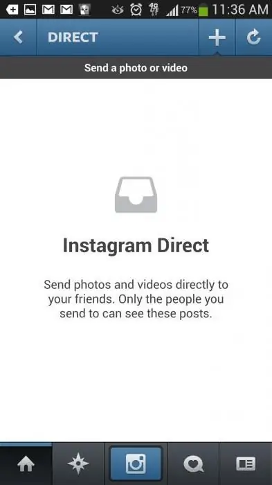 instagramda direkt yazmaq ne demekdi