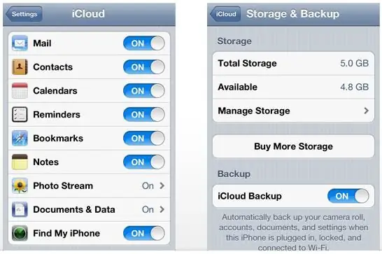 Com utilitzar iCloud a l'iPhone