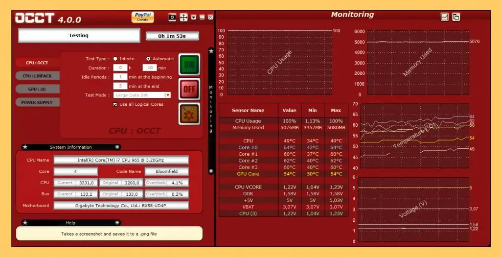 PSU-kontrollprogram