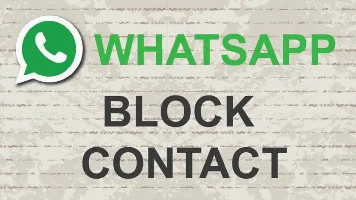 Whatsapp pogosta vprašanja, kako blokirati ali odblokirati stik