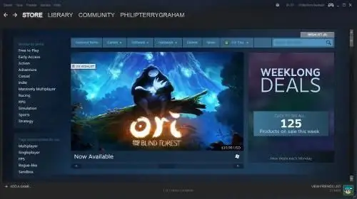 Kje lahko najdem povezavo do trgovanja na steamu?