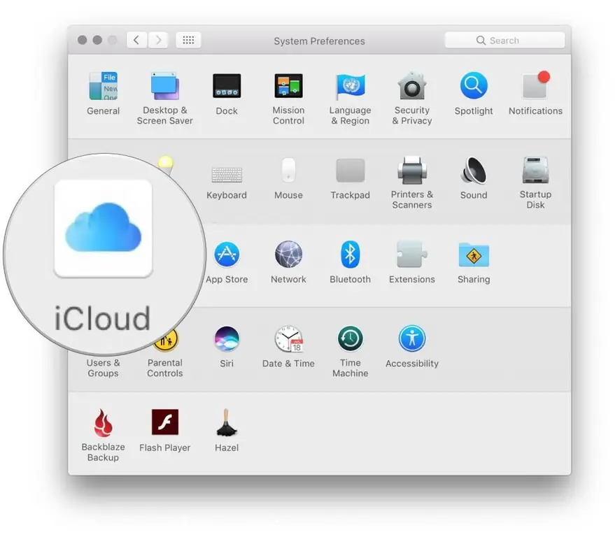 Utilitzant iCloud