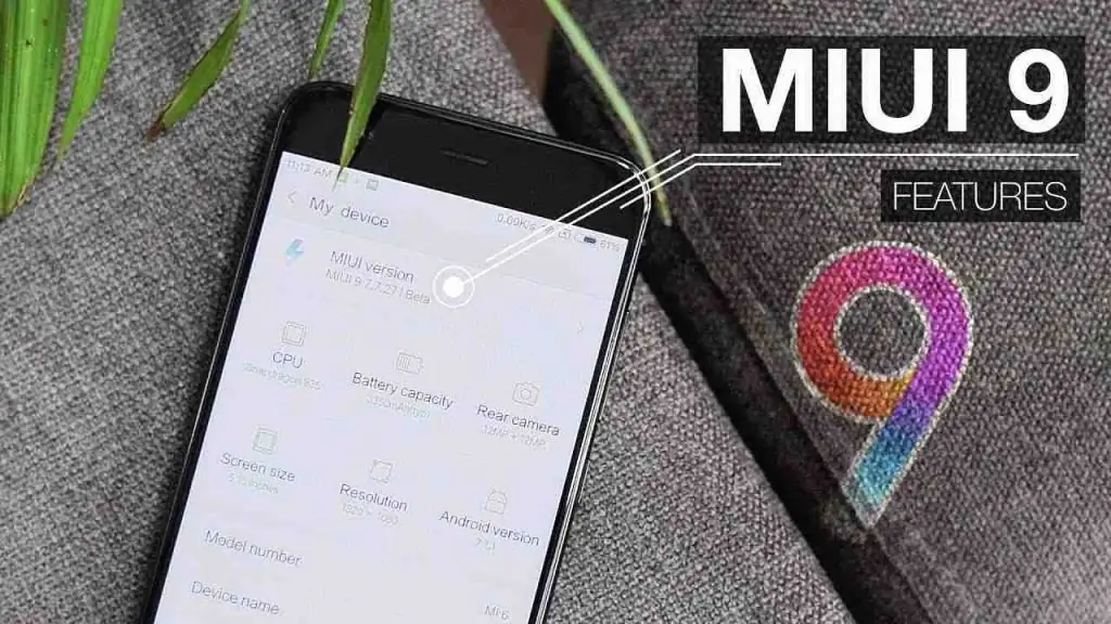 Installieren der neunten Version von MIUI