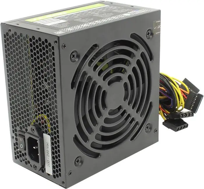 aerocool vx 500 የኃይል አቅርቦት