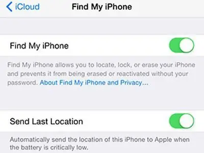 how to turn off find my iphone on computer